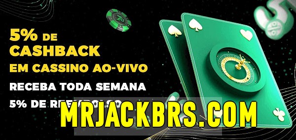 Promoções do cassino ao Vivo mrjack.com 